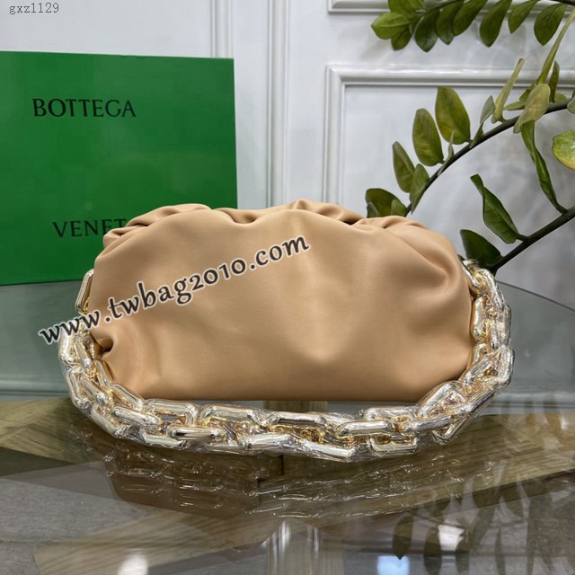 Bottega veneta高端女包 98078 寶緹嘉2021款鏈雲條朵包 BV經典款粗鏈條雲朵包  gxz1129