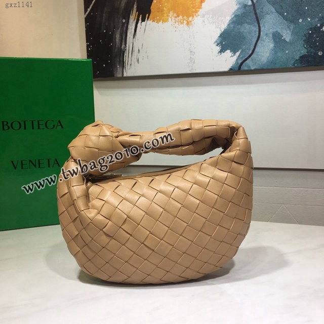 Bottega veneta高端女包 98080 寶緹嘉小號羊皮手工編織女包 BV爆款jodie新版本2代編織打結圓形hobo包  gxz1141
