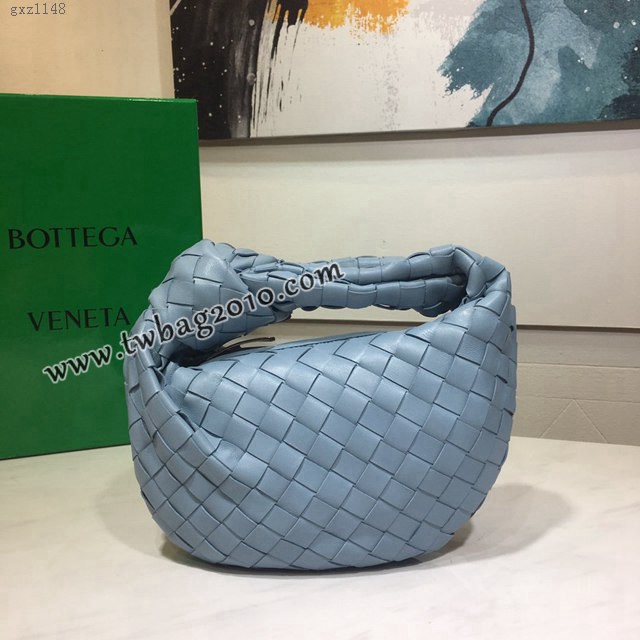Bottega veneta高端女包 98080 寶緹嘉小號羊皮手工編織女包 BV爆款jodie新版本2代編織打結圓形hobo包  gxz1148