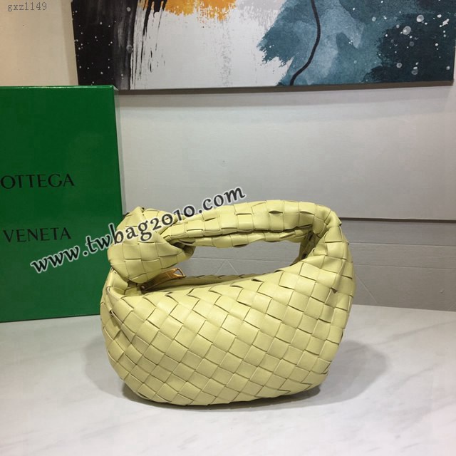 Bottega veneta高端女包 98080 寶緹嘉小號羊皮手工編織女包 BV爆款jodie新版本2代編織打結圓形hobo包  gxz1149