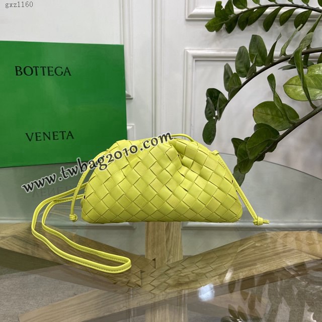Bottega veneta高端女包 98061 寶緹嘉粗格編織羊皮雲朵POUCH手拿包 BV經典款女包  gxz1160