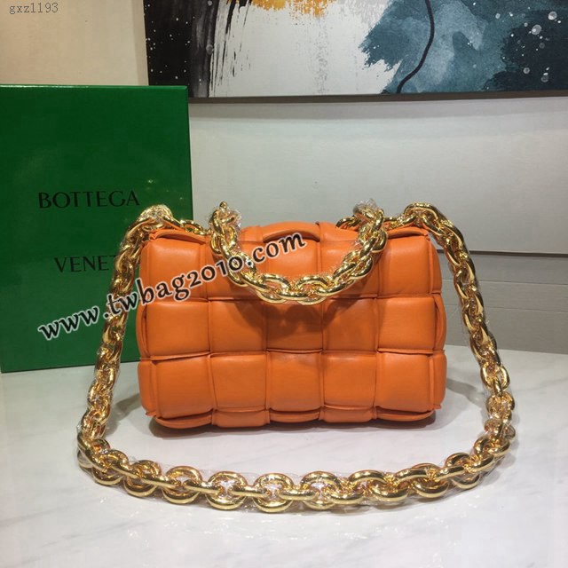 Bottega veneta高端女包 96008 寶緹嘉新款枕頭鏈條包  BV經典款單肩斜挎手提女包  gxz1193