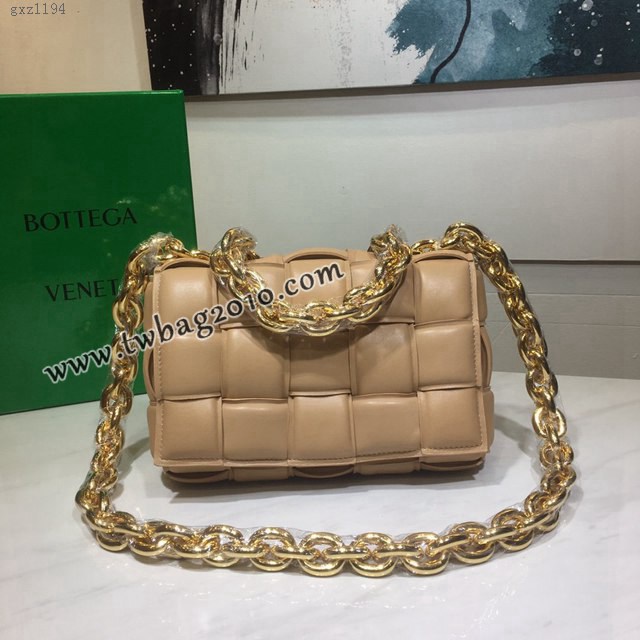 Bottega veneta高端女包 96008 寶緹嘉新款枕頭鏈條包  BV經典款單肩斜挎手提女包  gxz1194