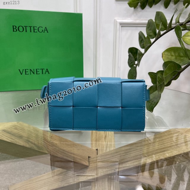 Bottega veneta高端女包 KF0015野鴨綠色 寶緹嘉CAEESTTE腰包 BV經典款手工編織手包腰包胸包斜挎包  gxz1213