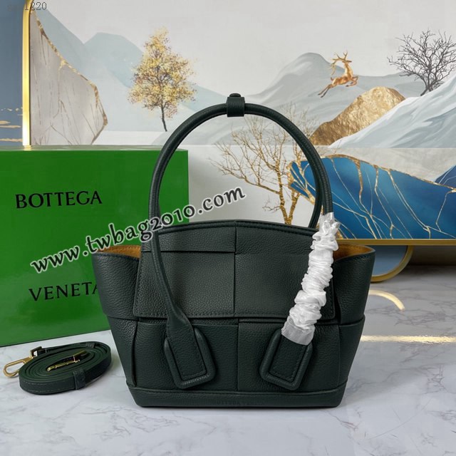 Bottega veneta高端女包 KF008 寶緹嘉荔枝紋松石綠arco29 BV經典款mini手拎肩背包  gxz1220