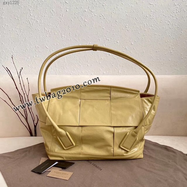 Bottega veneta高端女包 96009 寶緹嘉新款Arco48油蠟皮包 BV經典款小牛皮質中號手提包  gxz1225