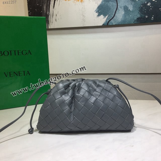 Bottega veneta高端女包 98061 寶緹嘉升級版小號編織雲朵包 BV經典款純手工編織羔羊皮女包  gxz1257