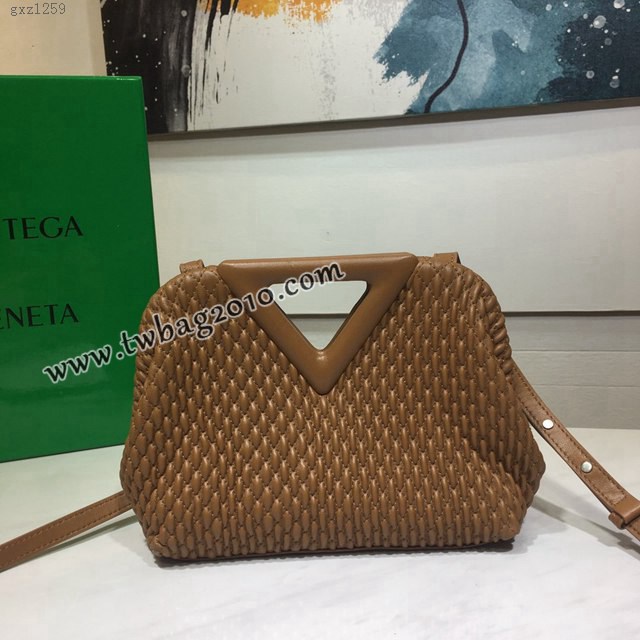 Bottega veneta高端女包 8546B BV寶緹嘉2021包包最新triangle倒三角手提單肩斜挎包三角包  gxz1259