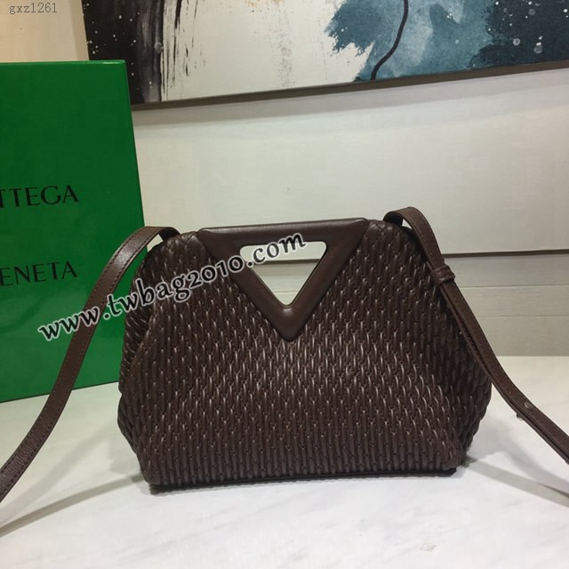 Bottega veneta高端女包 8546B BV寶緹嘉2021包包最新triangle倒三角手提單肩斜挎包三角包  gxz1261