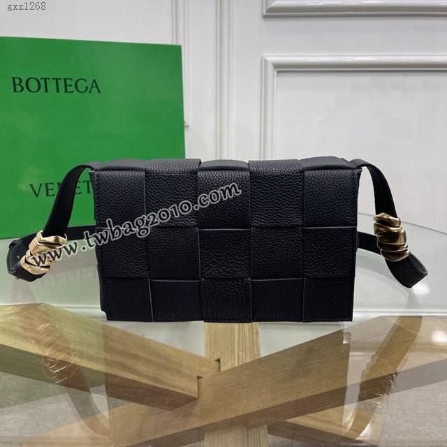Bottega veneta高端女包 KF0017荔枝紋 寶緹嘉荔枝紋牛皮CASSETTE包包 BV經典款單肩斜挎包  gxz1268