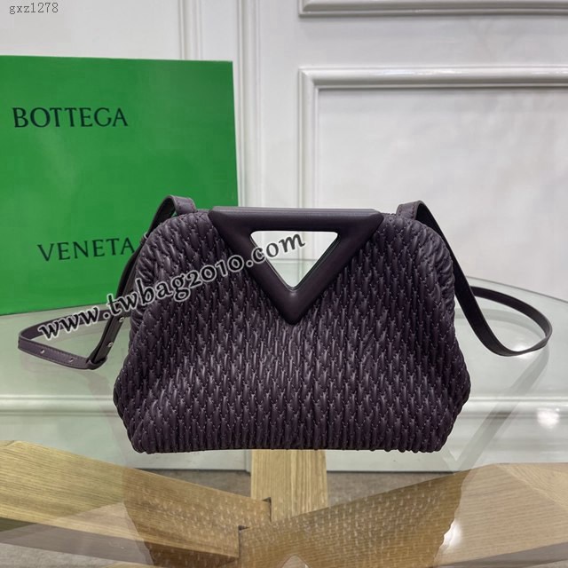Bottega veneta高端女包 8546B BV寶緹嘉2021包包最新triangle倒三角手提單肩斜挎包三角包  gxz1278