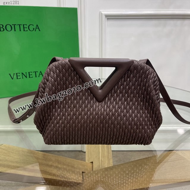 Bottega veneta高端女包 8546B BV寶緹嘉2021包包最新triangle倒三角手提單肩斜挎包三角包  gxz1281