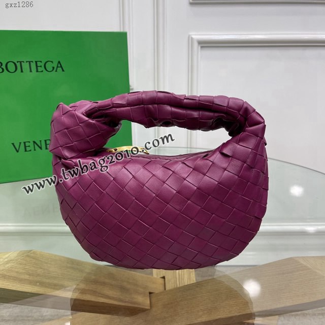 Bottega veneta高端女包 98080小號 寶緹嘉最新編織打結圓形hobo包 BV爆款jodie新版本2代編織女包  gxz1286