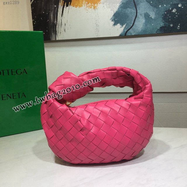 Bottega veneta高端女包 98070小號 寶緹嘉最新編織打結圓形hobo包 BV經典款羊皮手工編織女包  gxz1289