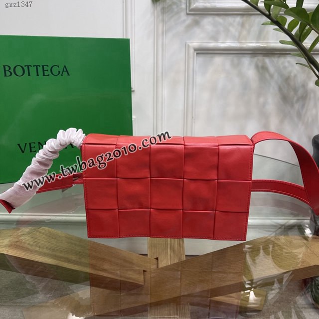 Bottega veneta高端女包 KF0022 寶緹嘉CASSETTE五格油臘皮女包 BV經典款小牛皮編織單肩斜挎包  gxz1347
