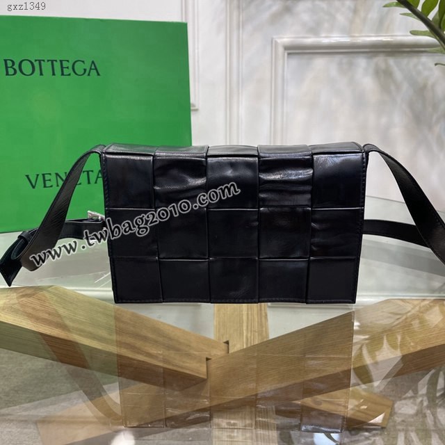 Bottega veneta高端女包 KF0022 寶緹嘉CASSETTE五格油臘皮女包 BV經典款小牛皮編織單肩斜挎包  gxz1349