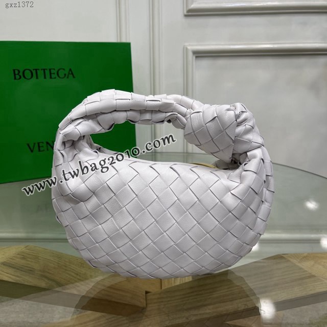 Bottega veneta高端女包 98080小號 寶緹嘉最新編織打結圓形hobo包 BVjodie新版本2代羊皮手工編織手腕包  gxz1372
