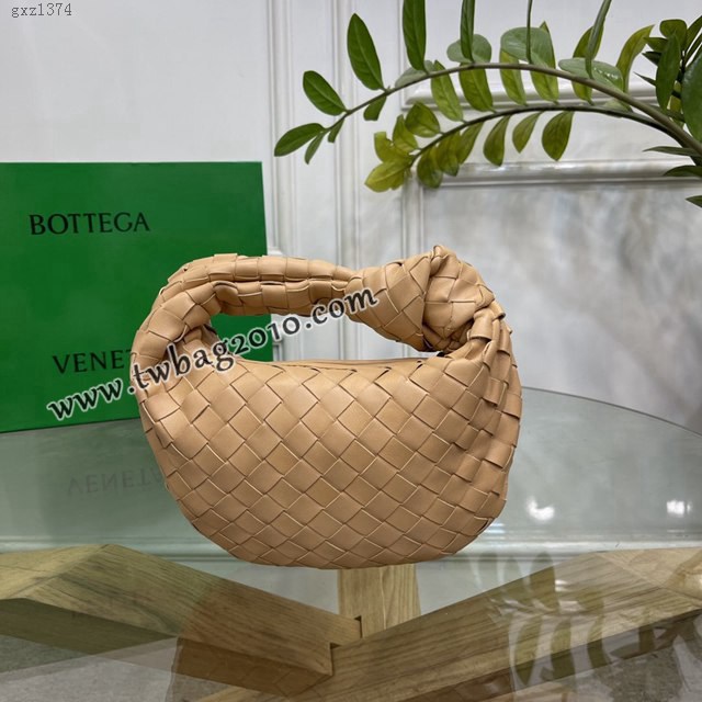 Bottega veneta高端女包 98080小號 寶緹嘉最新編織打結圓形hobo包 BVjodie新版本2代羊皮手工編織手腕包  gxz1374