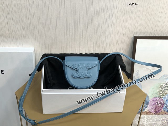 Celine專櫃2023新款BESACE迷你牛皮手袋 賽琳Min單肩斜挎女包 sldj2267