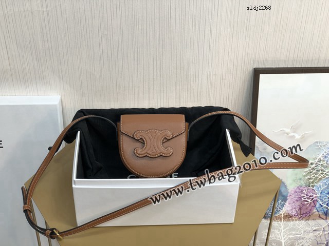 Celine專櫃2023新款BESACE迷你牛皮手袋 賽琳Min單肩斜挎女包 sldj2268