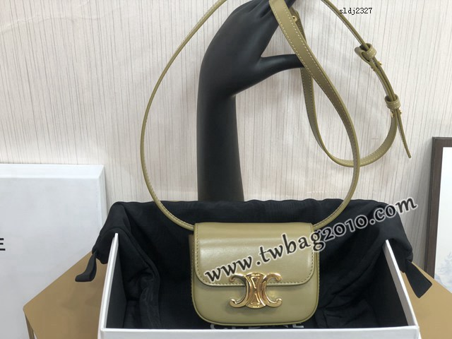 Celine專櫃2023新款全皮肩背女包 10513 賽琳凱旋門迷你挎包 sldj2327