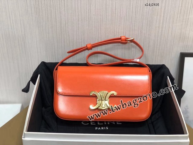 Celine專櫃2023新款Triomphe Shoulder Bag 194143 賽琳最新款凱旋門腋下包 sldj2416