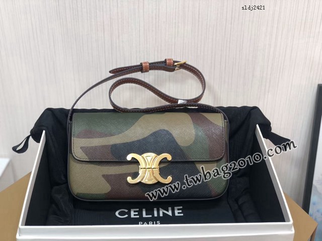 Celine專櫃2023新款Triomphe Shoulder Bag 194143 賽琳最新款凱旋門腋下包 sldj2421