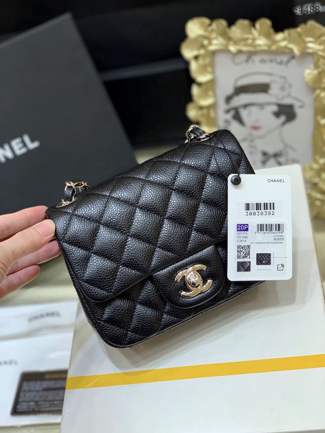 Chanel專櫃新款純原廠CF方胖子經典款Classic flap bag 香奈兒1115小羊皮鏈條肩背女包 djc4488