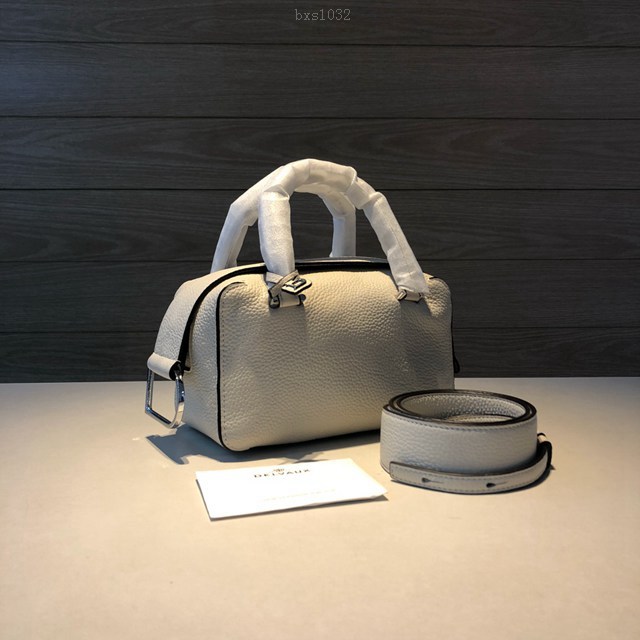 Delvaux經典款Cool Box荔枝紋手提女包 德爾沃專櫃手提肩背手袋女包 bxs1032