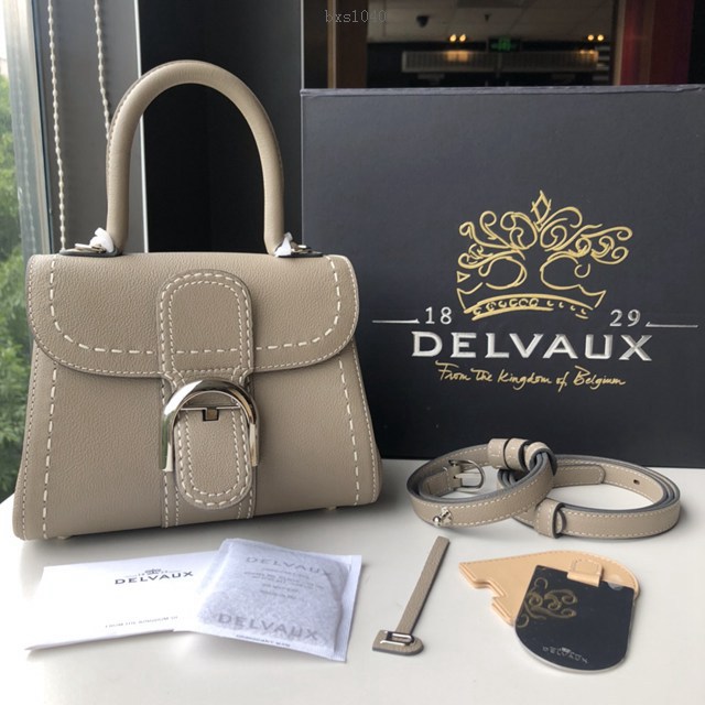 Delvaux經典款系列brillant德爾沃專櫃togo皮手縫蠟線小號手提肩背女包 bxs1040
