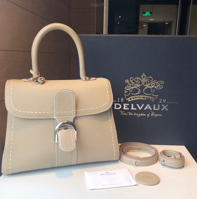 Delvaux專櫃經典款brillant手提包 德爾沃togo皮手縫蠟線大號女包 bxs1052