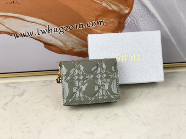 Dior专柜新款钱包迪奥高仿原单lady牛皮零钱包卡包 djfk1583
