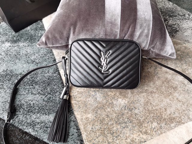 YSL专柜款女包 聖羅蘭經典款LOU相機包 YSL肩背斜挎包 520534  jjh1052