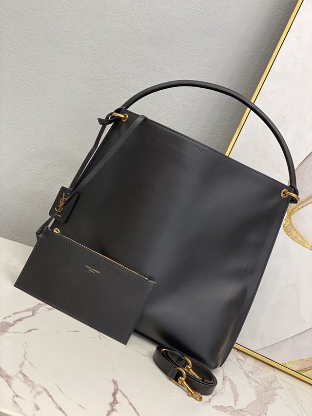 YSL专柜款女包 聖羅蘭經典款HOBO TAG手袋 YSL手提肩背斜挎包 635266  jjh1075
