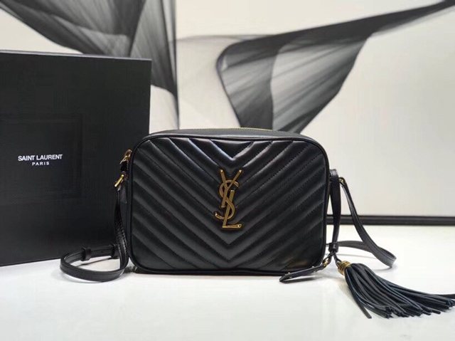 YSL专柜款女包 聖羅蘭經典款MONOGRAM SAINT LAURENT相機包 YSL肩背斜挎包 520534  jjh1192