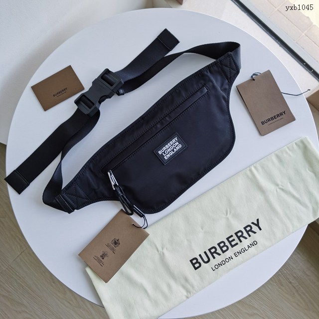 Burberry專門店新款防水面料腰包 巴寶莉男女款腰包挎包 yxb1045