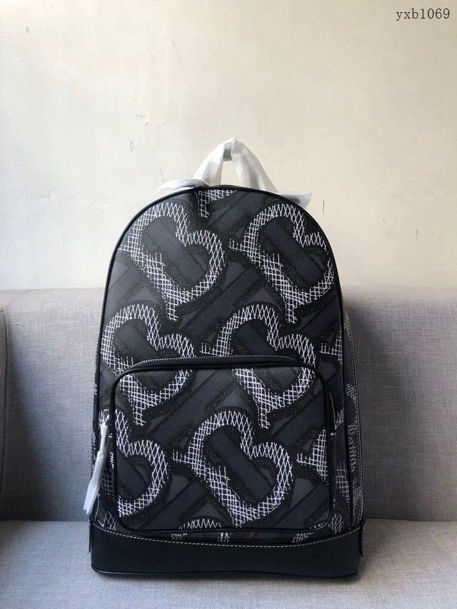Burberry專門店新款印花背包 巴寶莉男士雙肩包大書包 yxb1069