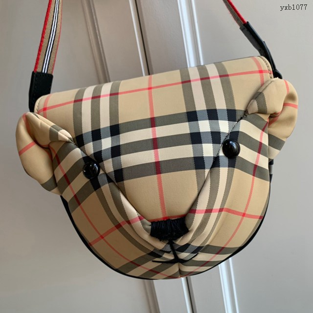 Burberry專門店新款童趣包 巴寶莉限量泰迪熊系列兒童斜挎包 yxb1077