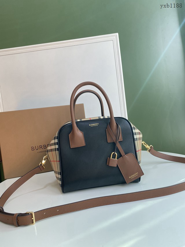 Burberry專門店新款Cube立方包 巴寶莉手提肩背女包 yxb1188
