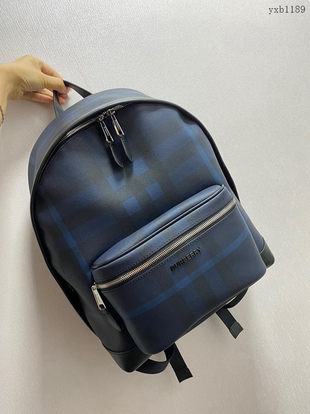 Burberry專門店新款雙肩包 巴寶莉男士後背包大書包 yxb1189