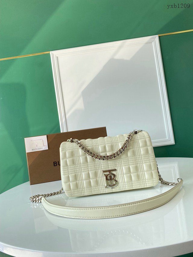 Burberry專門店新款羊皮小號TB蘿拉包 巴寶莉羔羊皮單肩斜挎女包 yxb1209