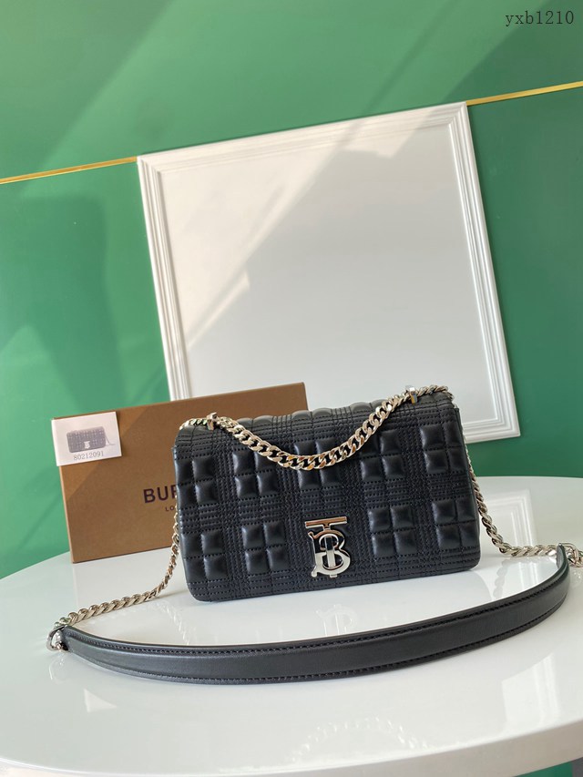 Burberry專門店新款羊皮小號TB蘿拉包 巴寶莉羔羊皮單肩斜挎女包 yxb1210