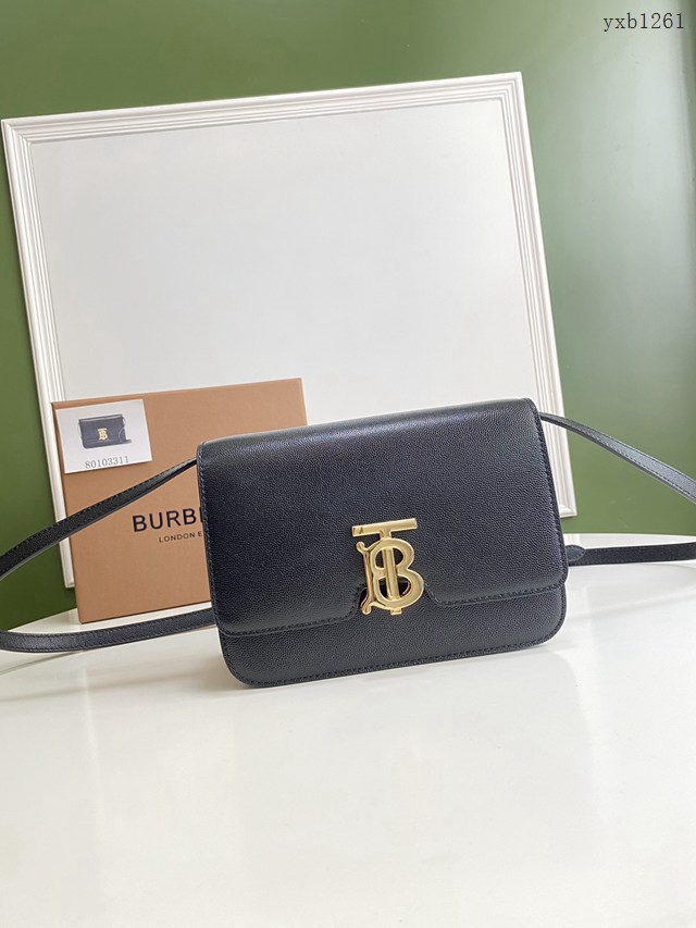 Burberry專門店新款女包巴寶莉魚子醬小號TB版型立挺的皮革單肩包 yxb1261