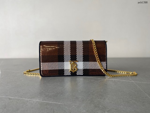 Burberry專門店新款TB專屬標識WOC小挎包 巴寶莉肩背鏈條女包 yxb1398
