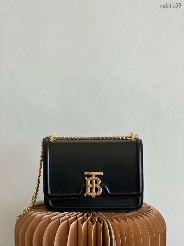Burberry專門店新款TB專屬標識鎖扣包 巴寶莉皮革鏈條單肩斜挎女包 yxb1453