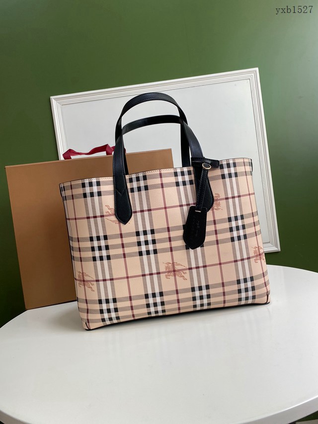 Burberry專門店新款雙面購物袋 巴寶莉功能型購物袋手提女包 yxb1527