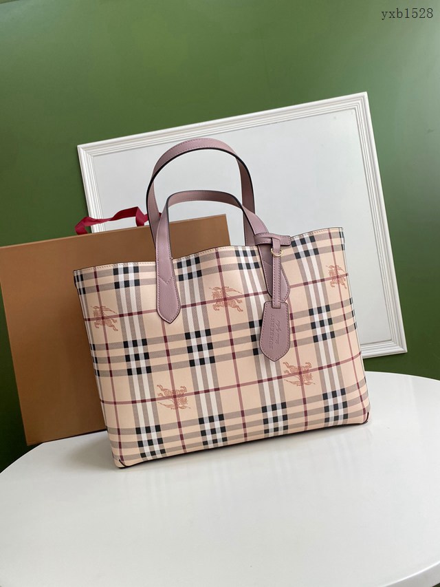 Burberry專門店新款雙面購物袋 巴寶莉功能型購物袋手提女包 yxb1528