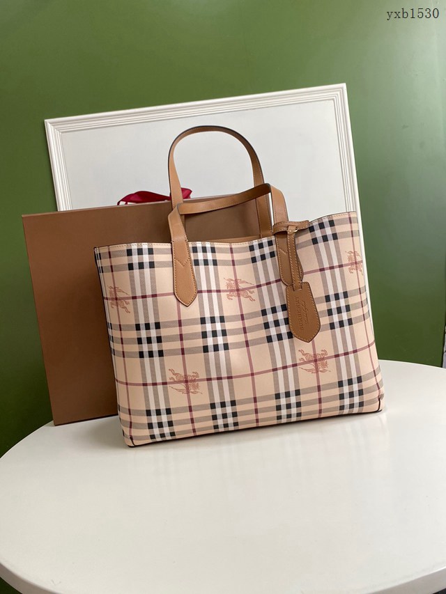 Burberry專門店新款雙面購物袋 巴寶莉功能型購物袋手提女包 yxb1530