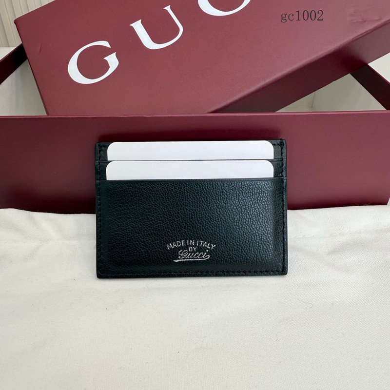 Gucci專櫃2026新款卡夾名片夾 古馳Lira系列男女全皮卡包 867316 gc1002