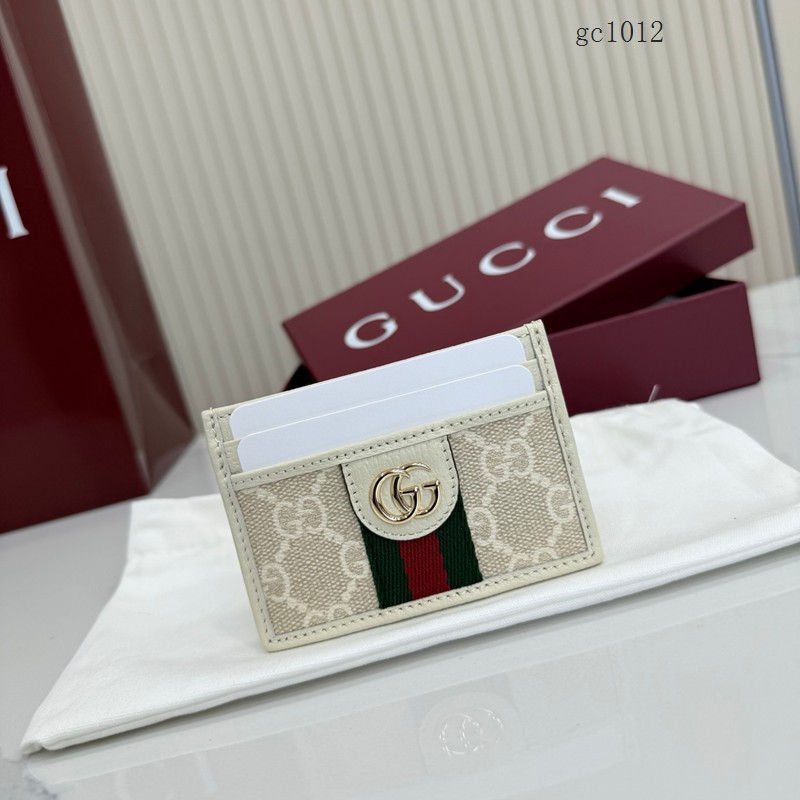 Gucci專櫃經典款織帶卡夾 古馳Ophidia男女卡包名片夾 838486 gc1012